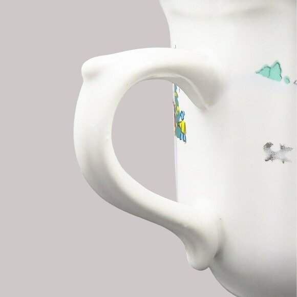 Farberware White Christmas Holiday Mugs Set Of 2 Katherine Babanovsky Design - Picture 9 of 12